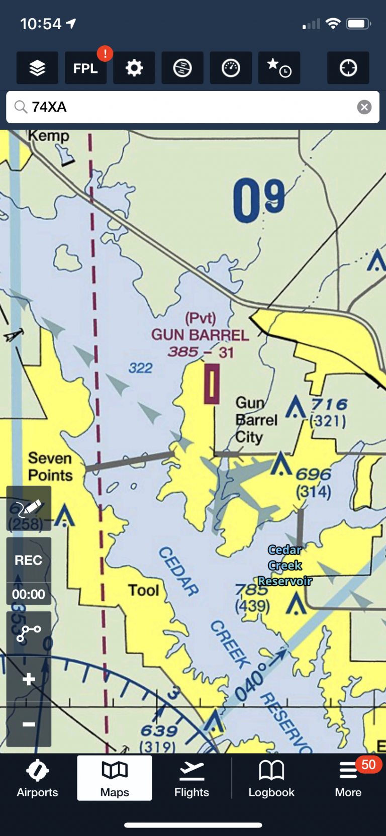 ForeFlight Gun Barrel City